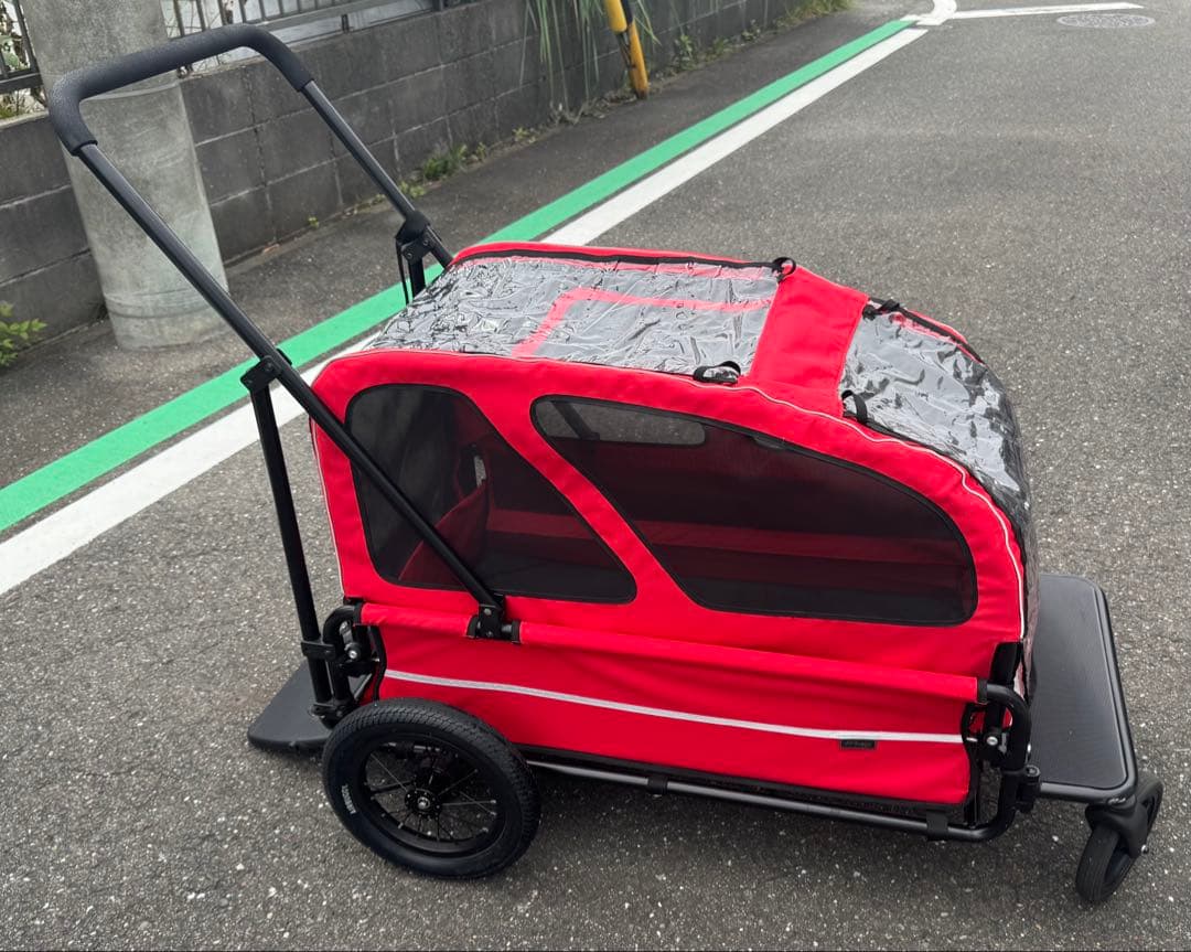 エアバギー　Air Baggy キャリッジ　レインカバー付き