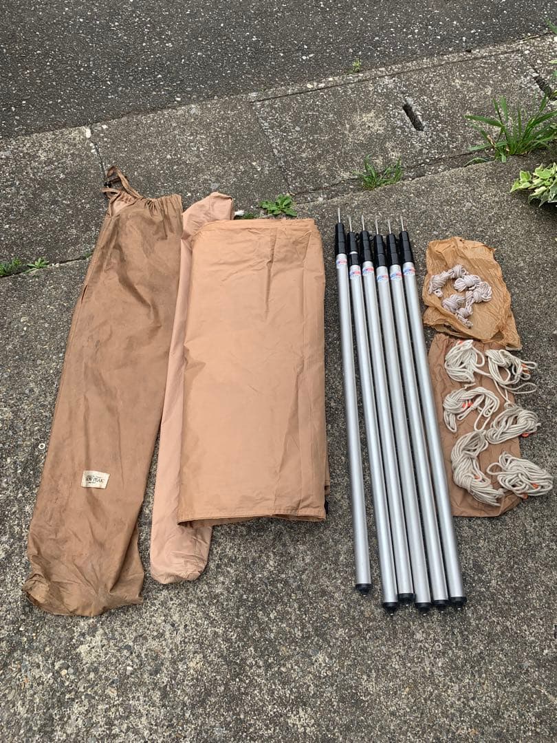 peak タープ　 TP-11 グランドポール　6本