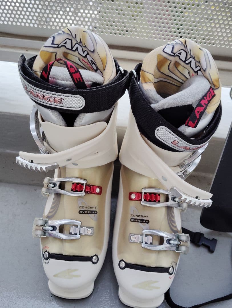 ROXYレディースショートスキー90センチ、ブーツ25.5センチ　7点セット