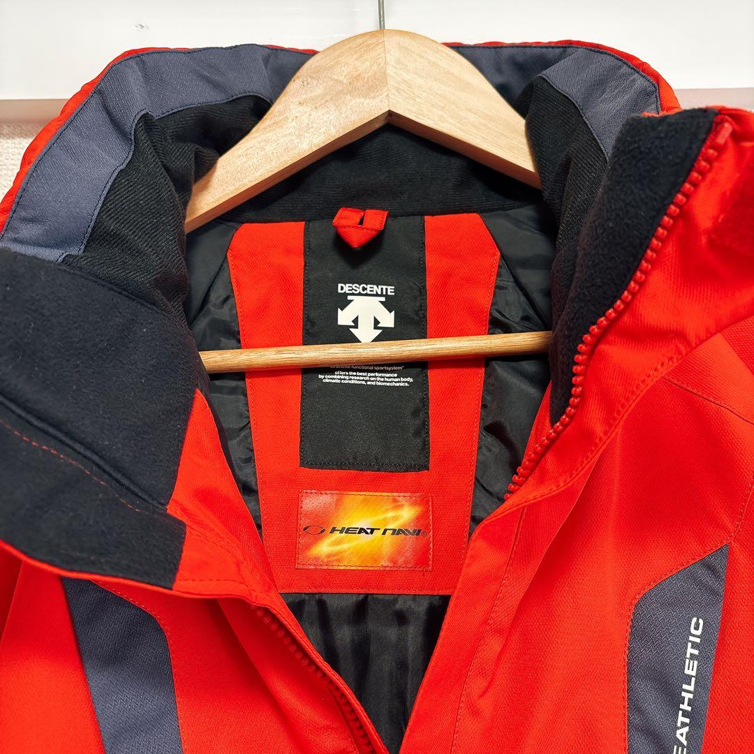 DESCENTE HEAT NAVI スキーウェア レッド