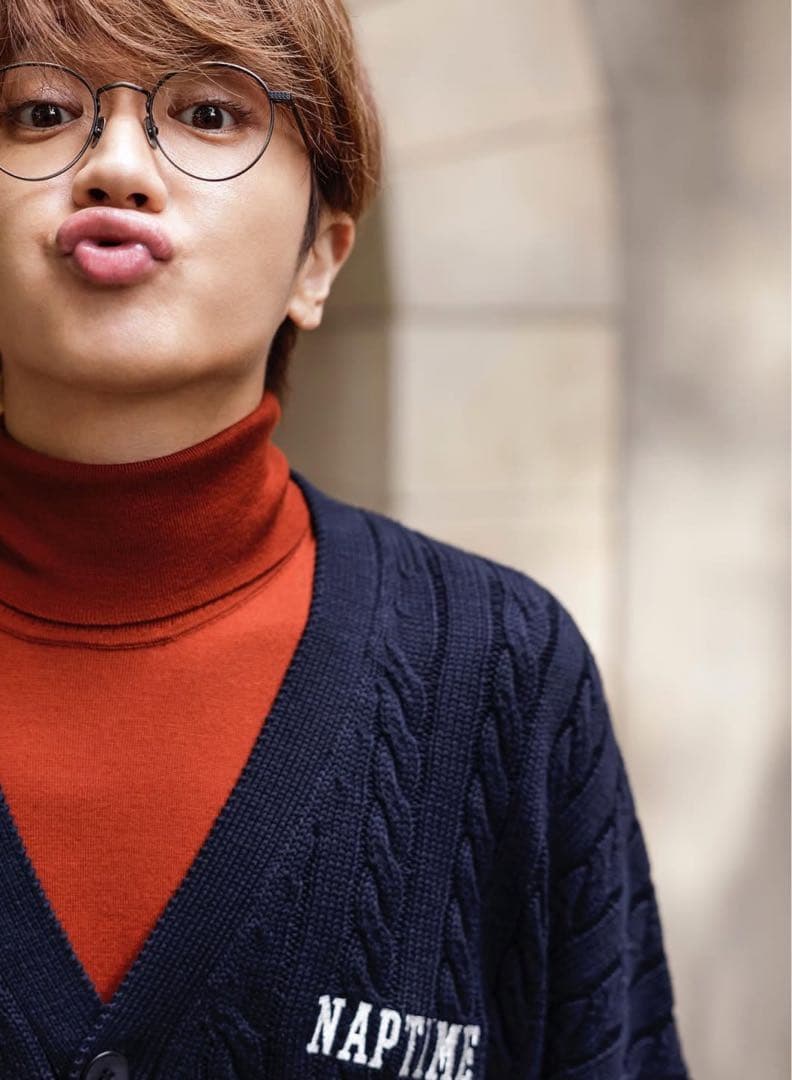 ナップタイム　naptime. Nissy 西島隆弘　カーディガン　ブラック