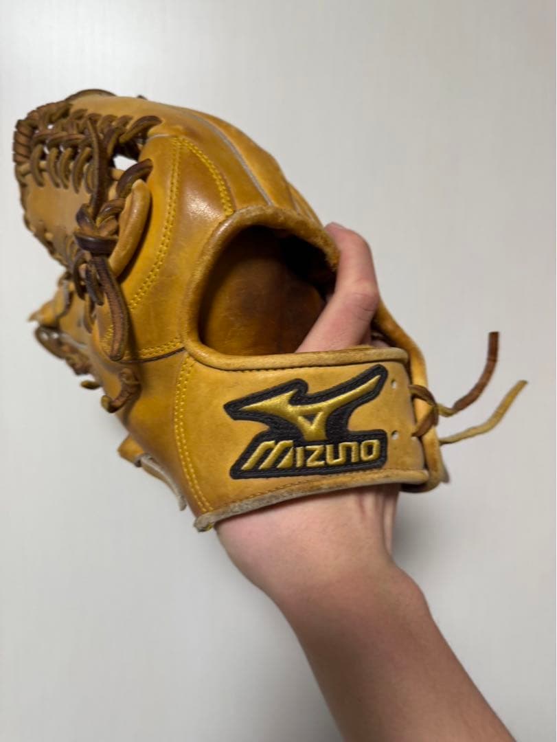 ミズノプロ硬式用グローブ イエロー左用