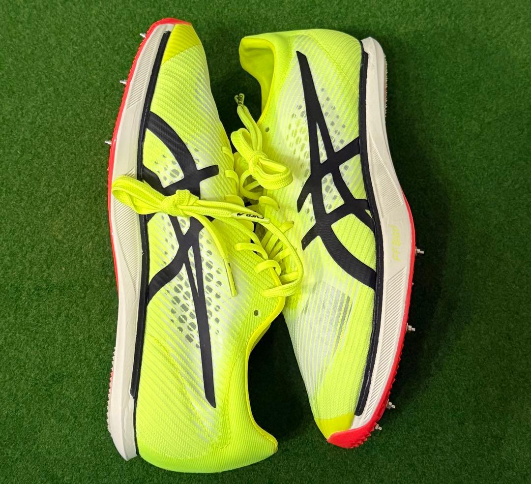 【新品未使用】アシックス ジェットスプリント3 イエロー系 25.0㎝