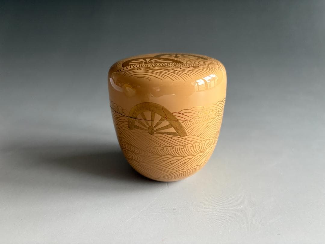 薄茶器　辻石斎　波車　大棗　茶道具