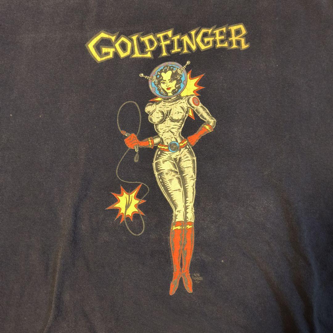 80s 90s ビンテージ GOLD FINGER ロックT バンドT XL