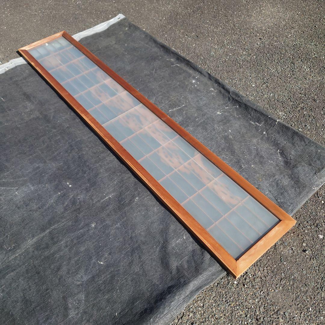 木製腰つき彫刻書院ガラスパネル付