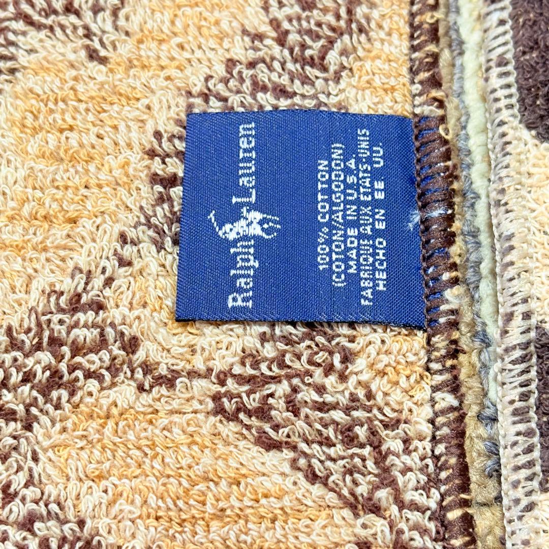 美品未使用　Ralph Laurenラルフローレン　USA製ウォッシュタオル４枚
