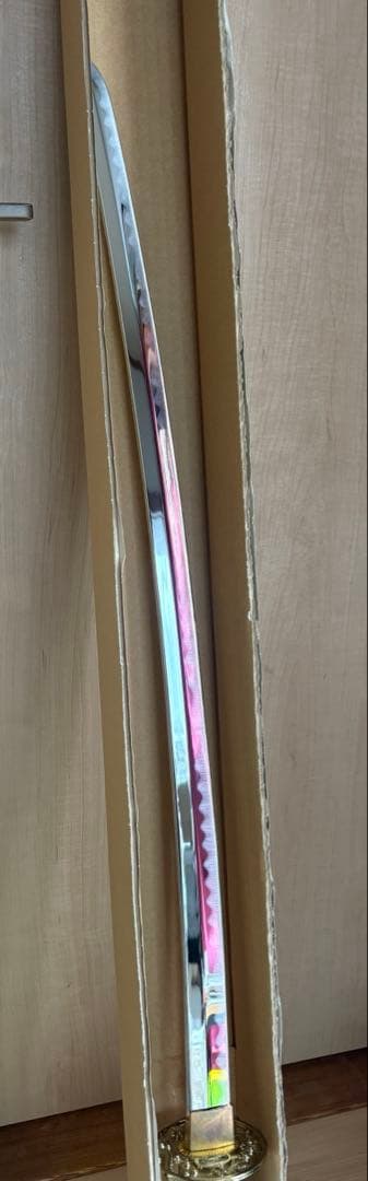 【未使用】美術刀剣-模造刀　白石目（大刀）【観賞用】