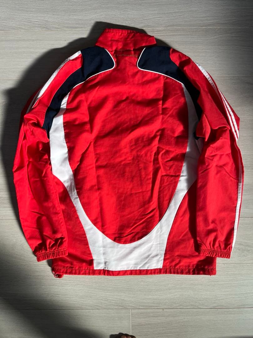 adidas 赤 ウィンドブレーカー　フランス代表レプリカ