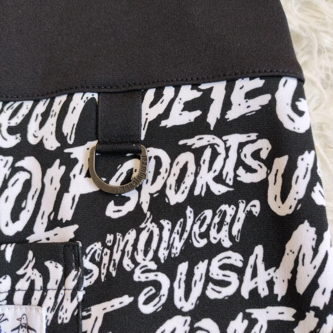 極美品✨マンシングウェア　希少 3L　ENVOYプリントワンピース　モックネック