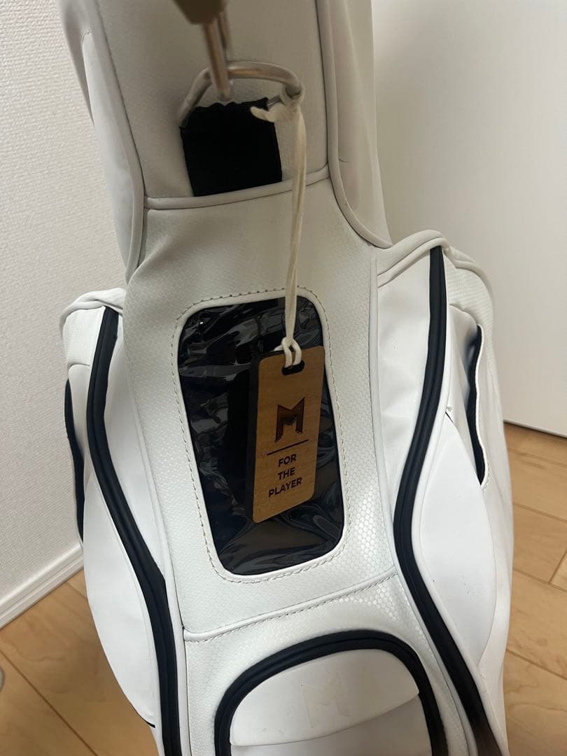 MNMLゴルフ キャディバッグ スタンドバッグ ホワイト