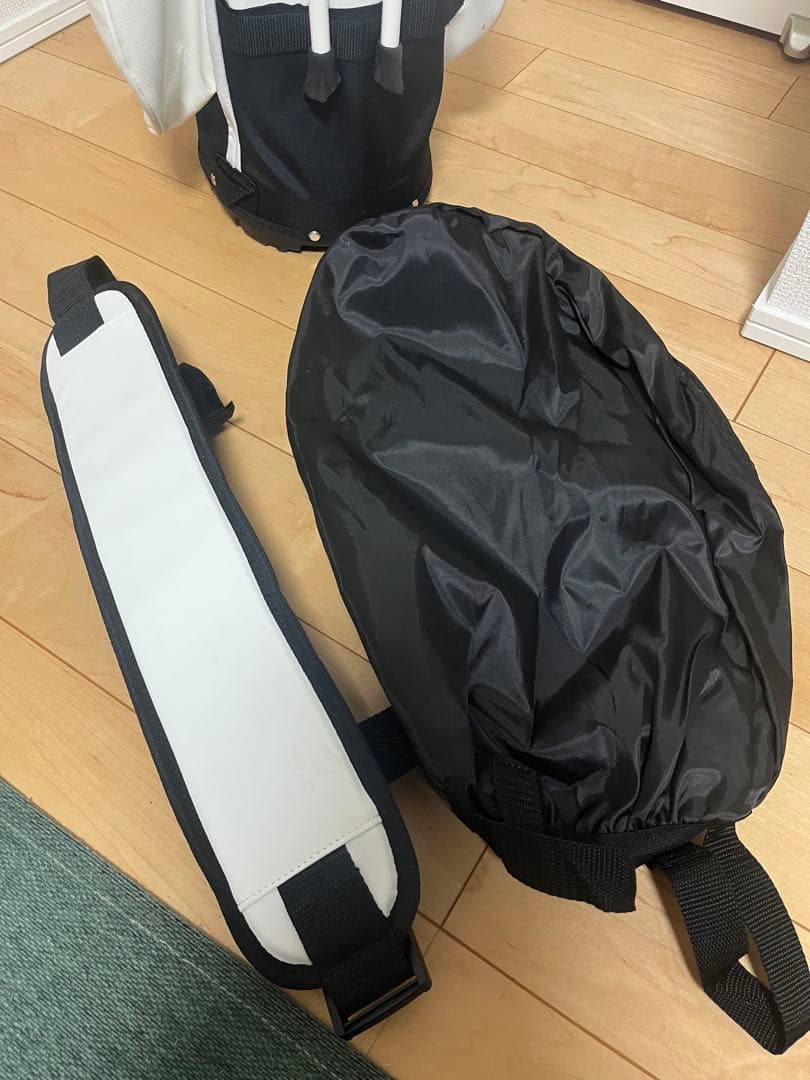 MNMLゴルフ キャディバッグ スタンドバッグ ホワイト