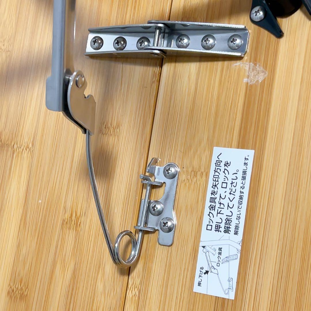  peak スノーピーク ワンアクションローテーブル竹 ブラック 限定