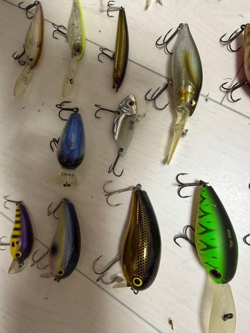 クランク　シャッド　ミノー　ポッパーなどなど