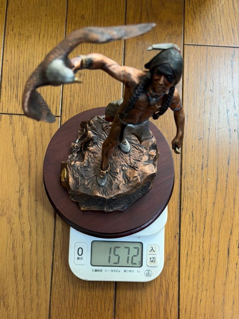 REGENDS USA製 1991年インディアンと鷹　銅合金 限定品ヴィンテージ