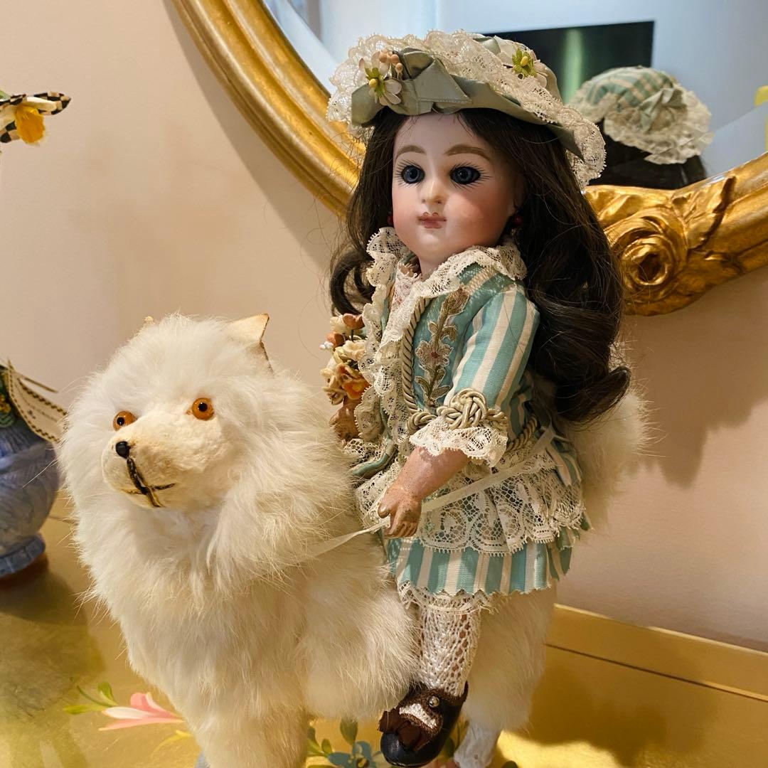 アンティークドールのドレス&ハット　1号用