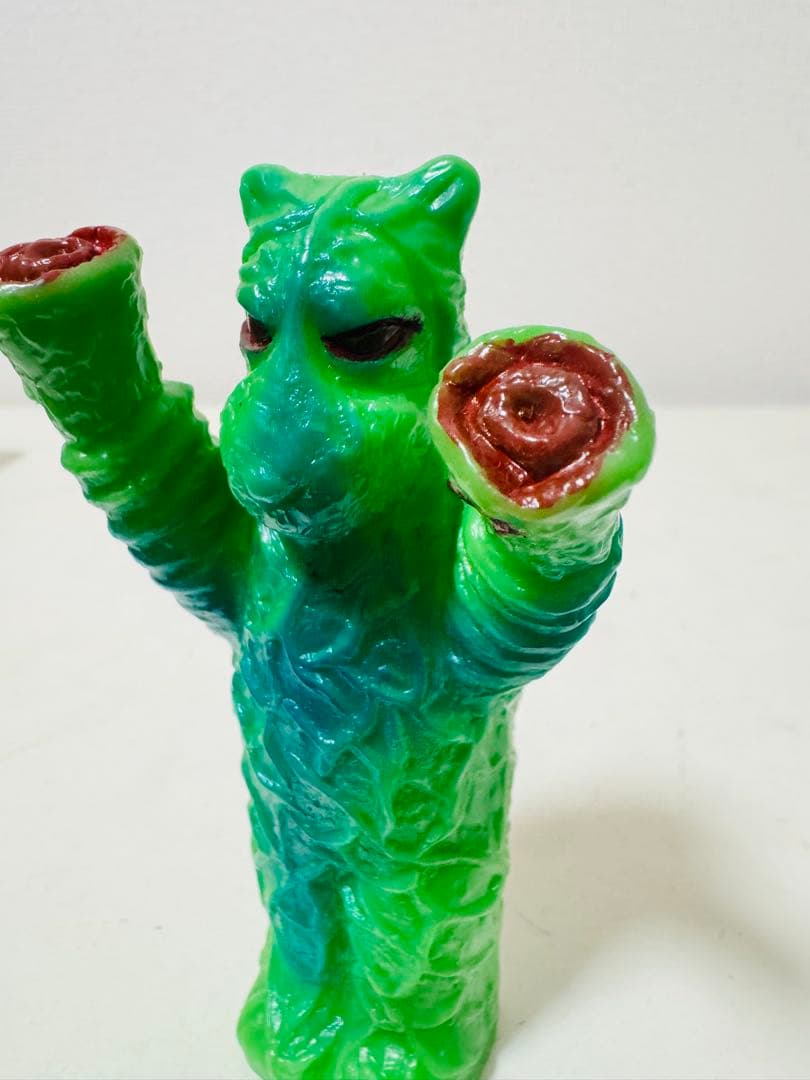 当時物　分身怪獣マルチ　大里玩具　円谷プロ　指人形　ソフビ　ミラーマン　怪獣