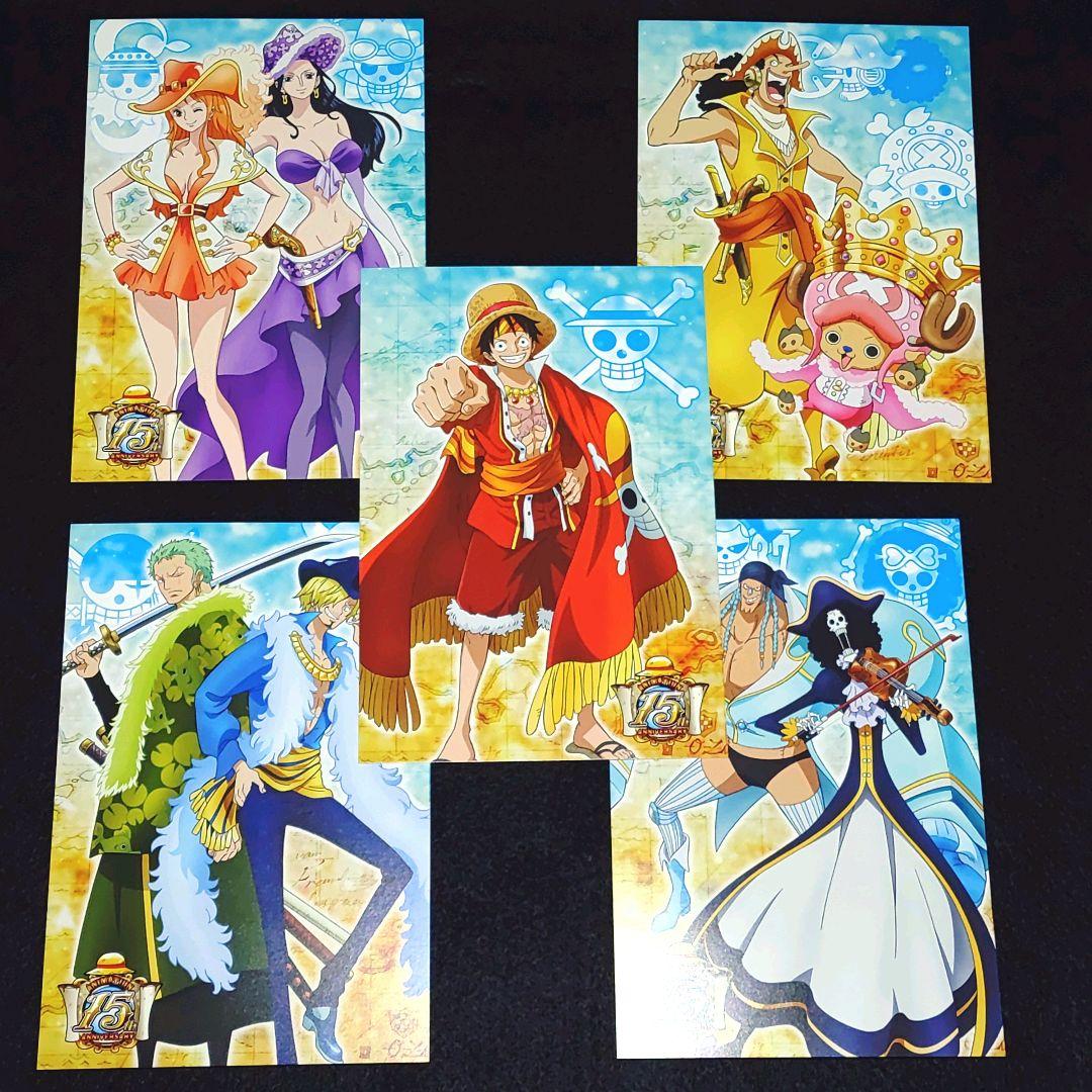 【貴重】ワンピース ONEPIECE 15周年 ポスカ 10種