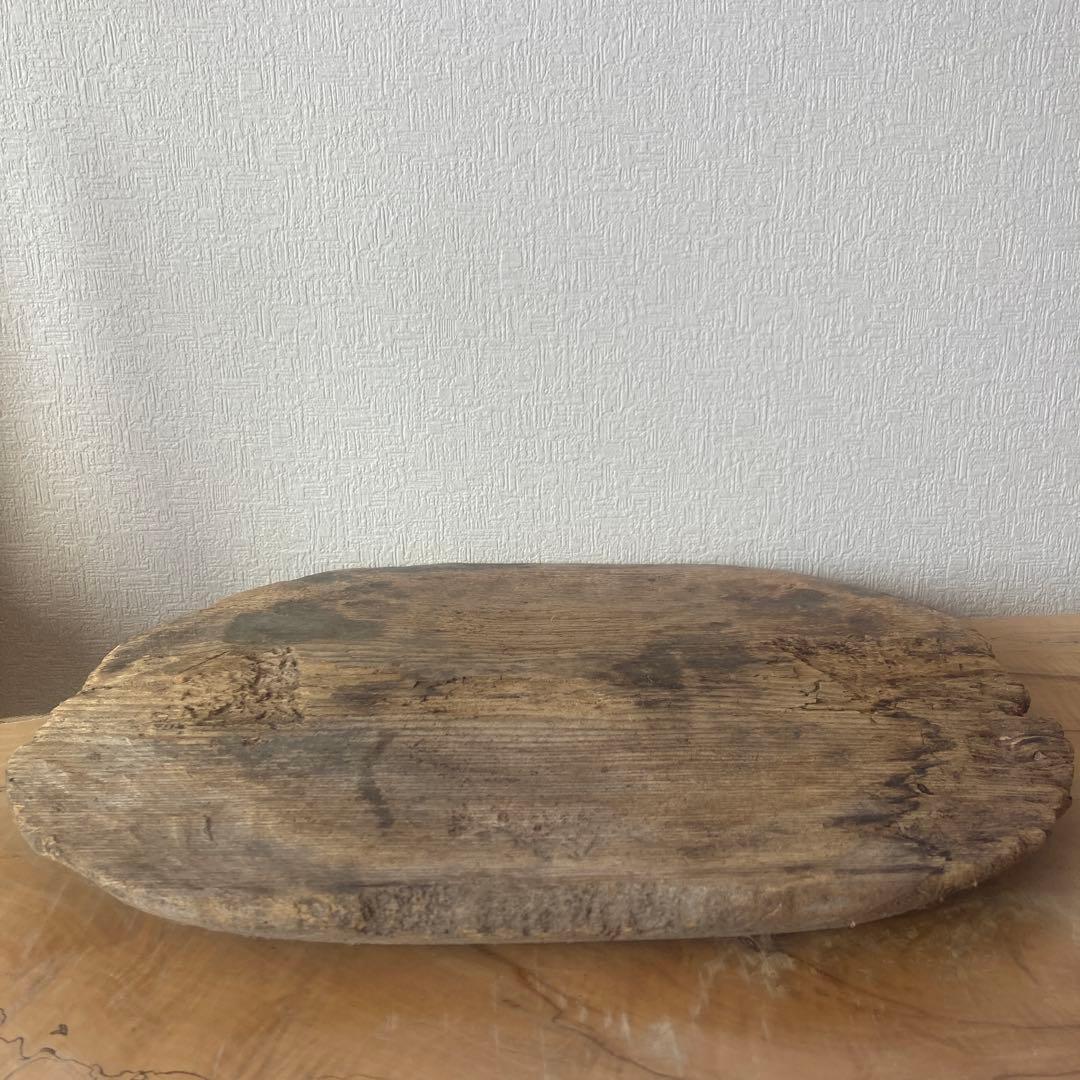 李朝　敷板　台座　ソバン　木地盆　木工品　古道具坂田　骨董　済州盆　古物