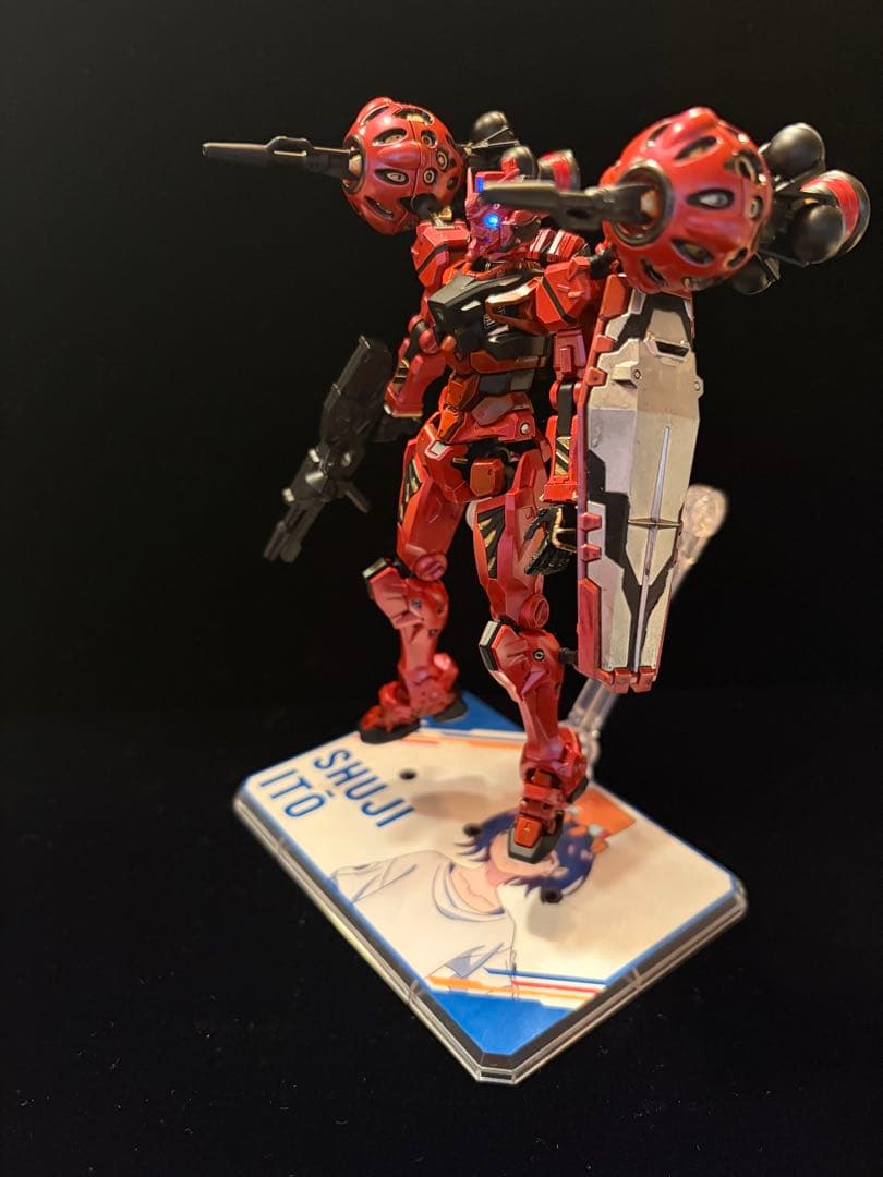 HG 1/144 赤いガンダム 全塗装+LED仕様