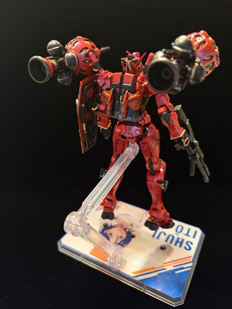 HG 1/144 赤いガンダム 全塗装+LED仕様