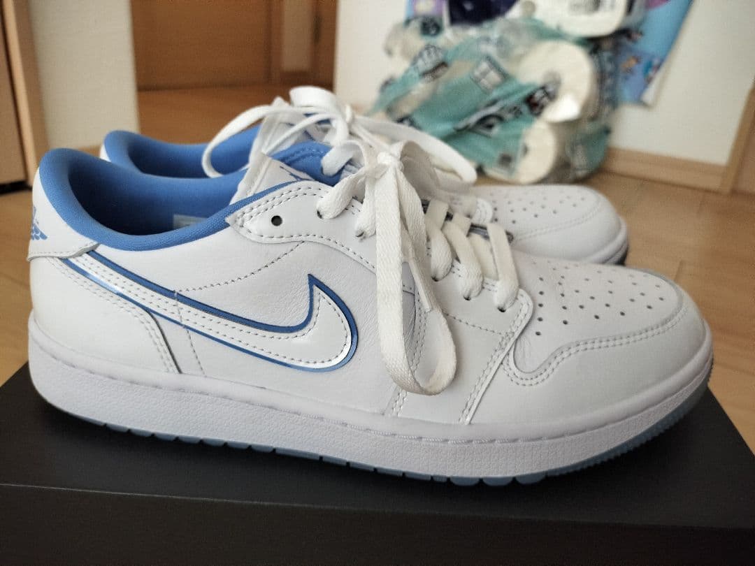 Nike Air Jordan 1 Low ホワイト/ブルー　27cm