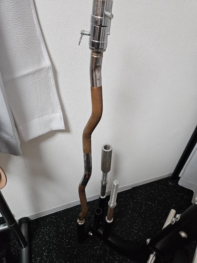 【ホームジムセット】バーベル/ダンベル/プレート130kg分/プレートラック付！