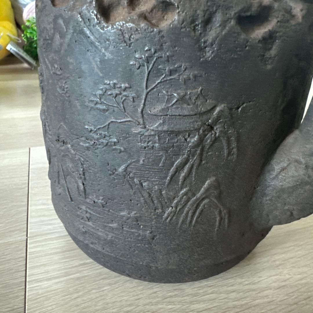 時代物　龍文堂造 鉄瓶 急須 茶道具 骨董