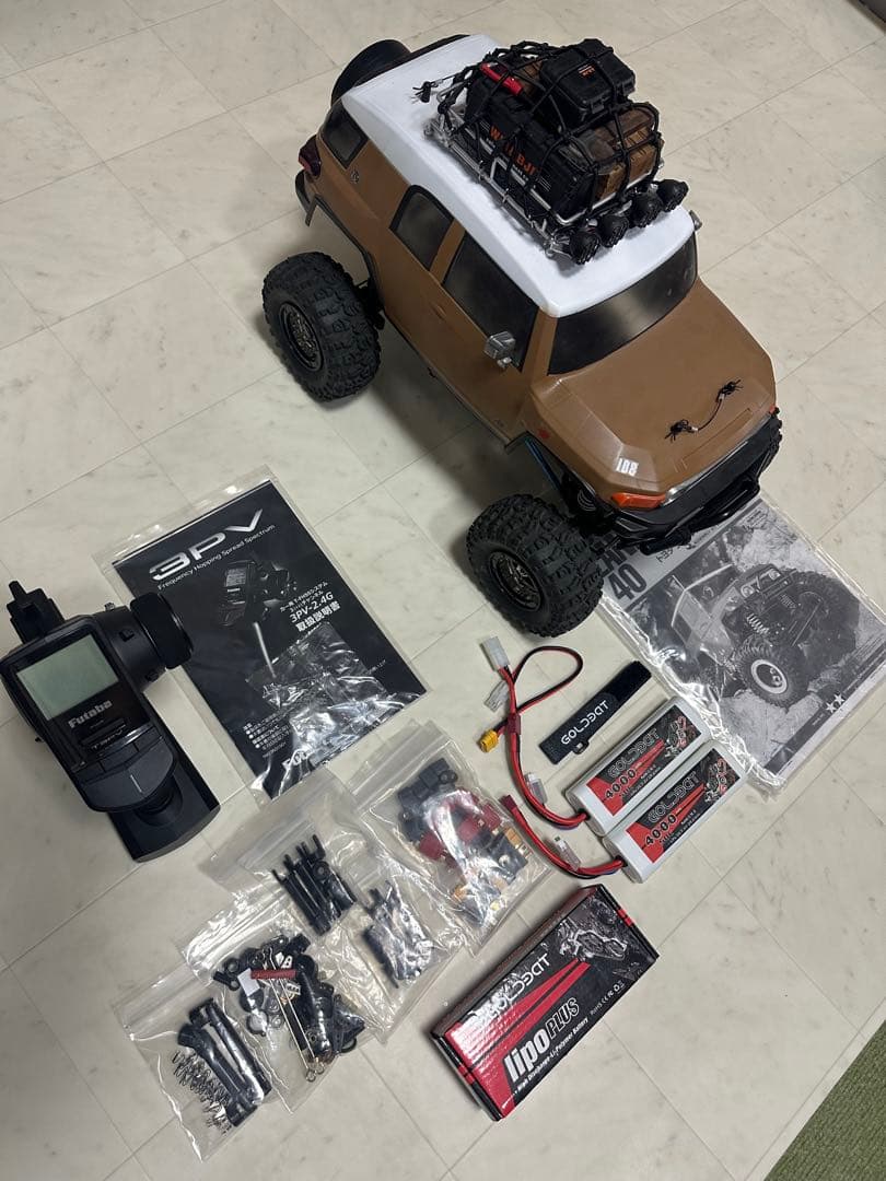 タミヤラジコン　CR-01 クローラー4WS仕様 フルセット　3PVフタバプロポ