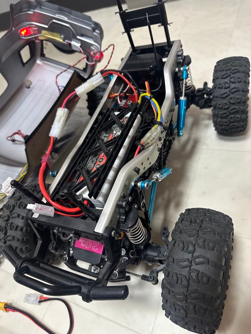 タミヤラジコン　CR-01 クローラー4WS仕様 フルセット　3PVフタバプロポ