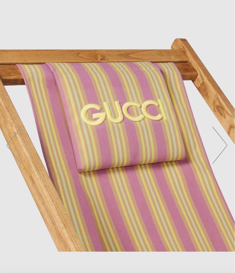 ①新品•未使用•未開封GUCCI グッチ リクライニングビーチチェア 国内正規品