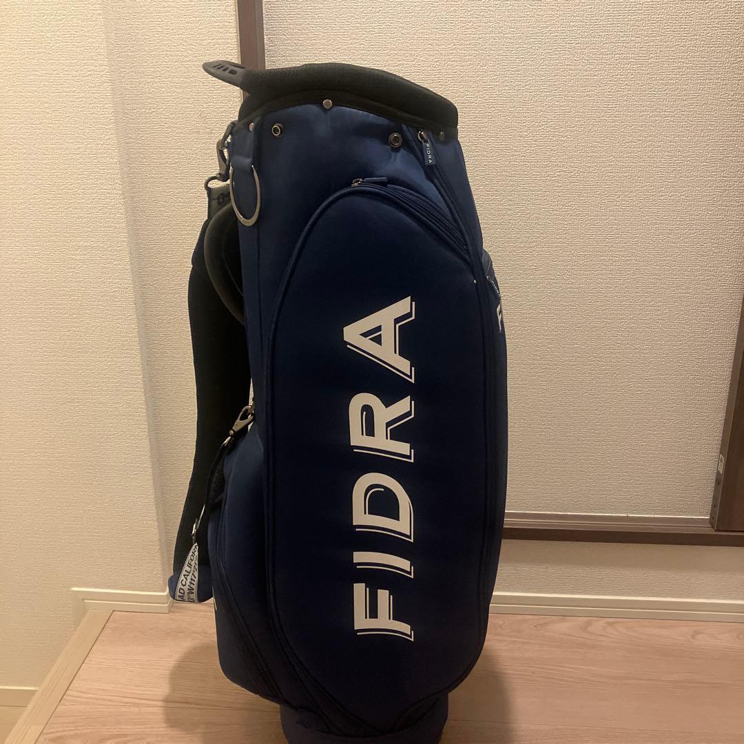 フィドラキャディバッグ　自立式　ブルー