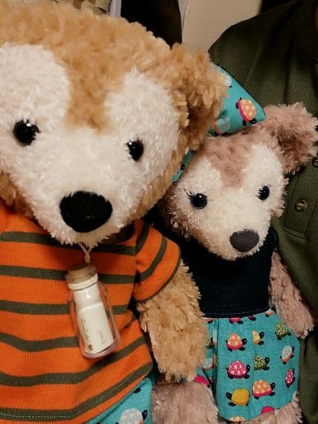 (見本)お知らせです⬇ダッフィー シェリーメイ コスチューム