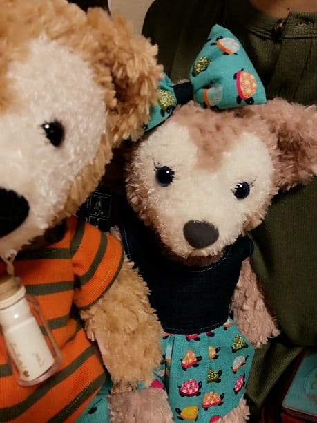 (見本)お知らせです⬇ダッフィー シェリーメイ コスチューム