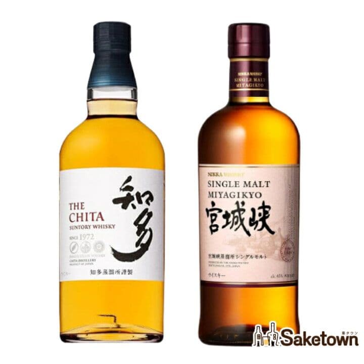 ☆新品ニッカ ウイスキー 宮城峡 &知多☆シングルモルト 700ml 2本
