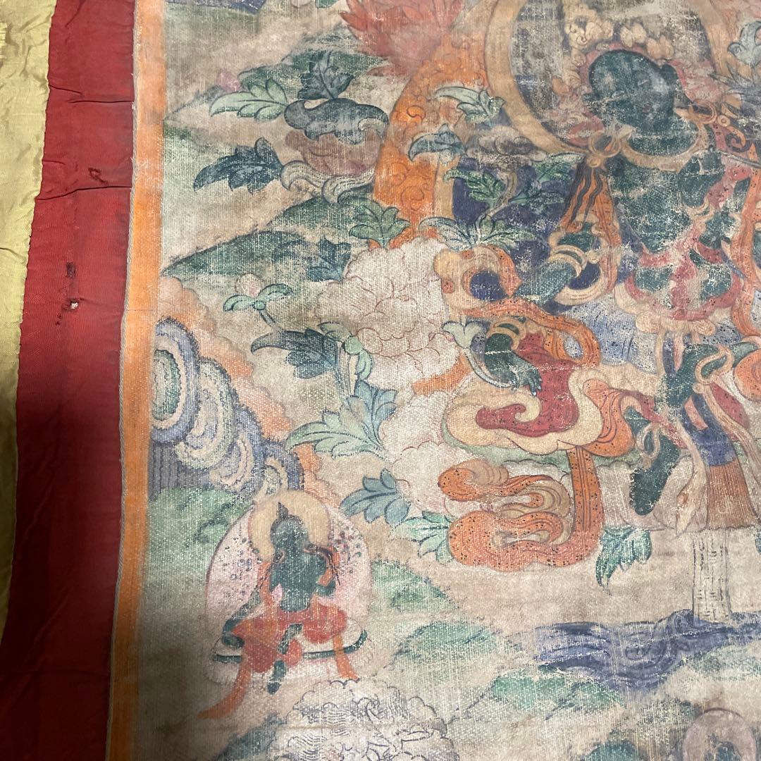 骨董　仏画　タンカ