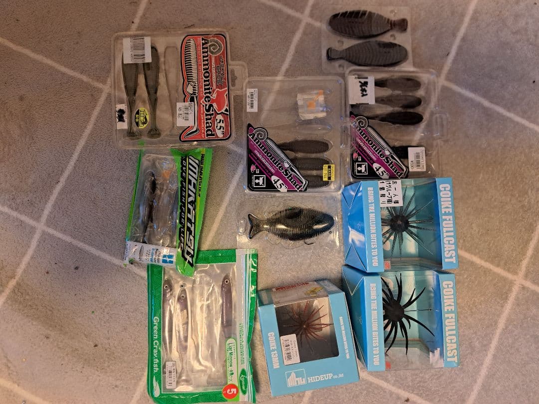 バス釣り引退セット　ハードルアー　ソフトルアー　有名メーカーのみ