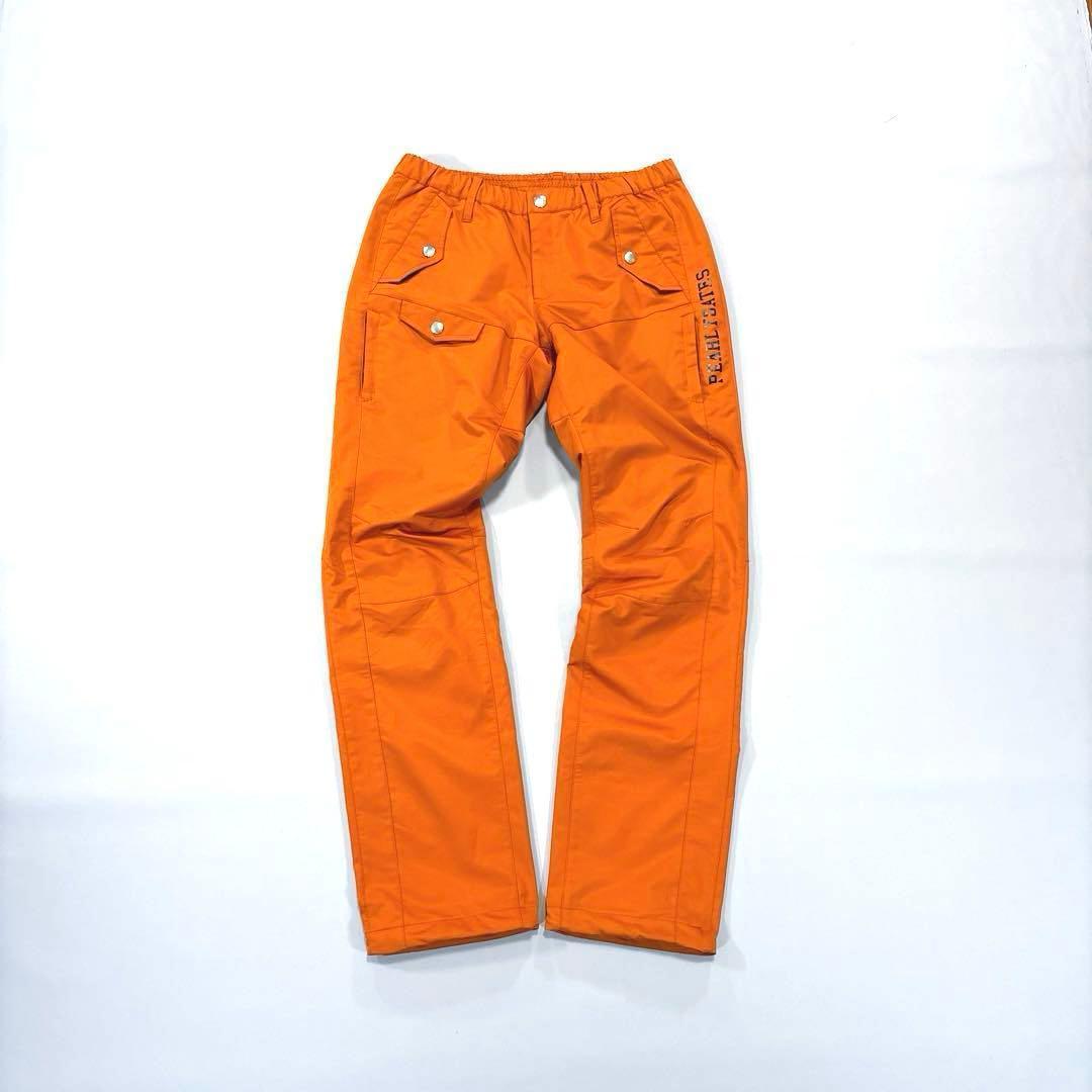 パーリーゲイツ　2/L 蓄熱　ロングパンツ　オレンジ　ウエストゴム　ドロスト