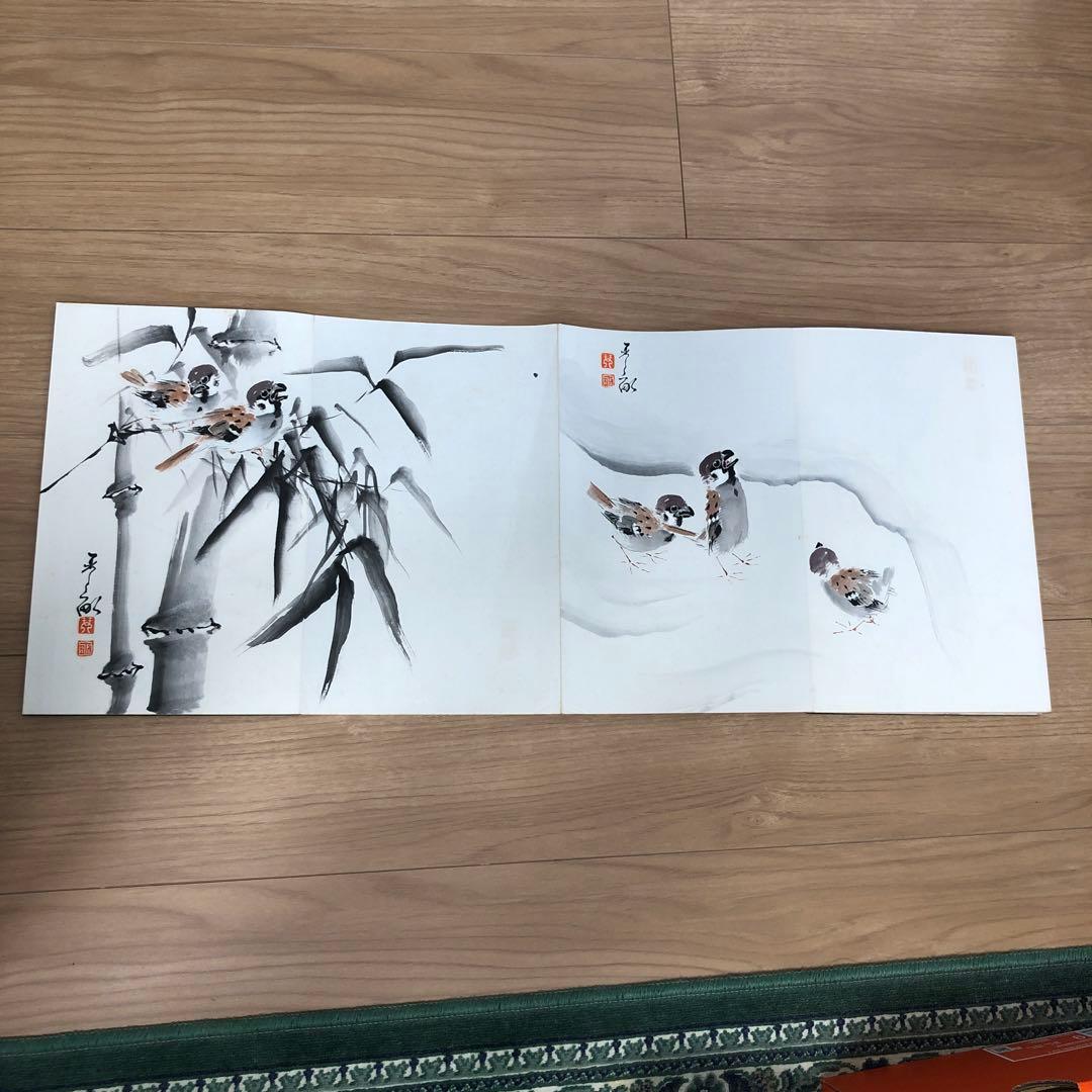 掛け軸　絵帳(1)骨董品　美術品