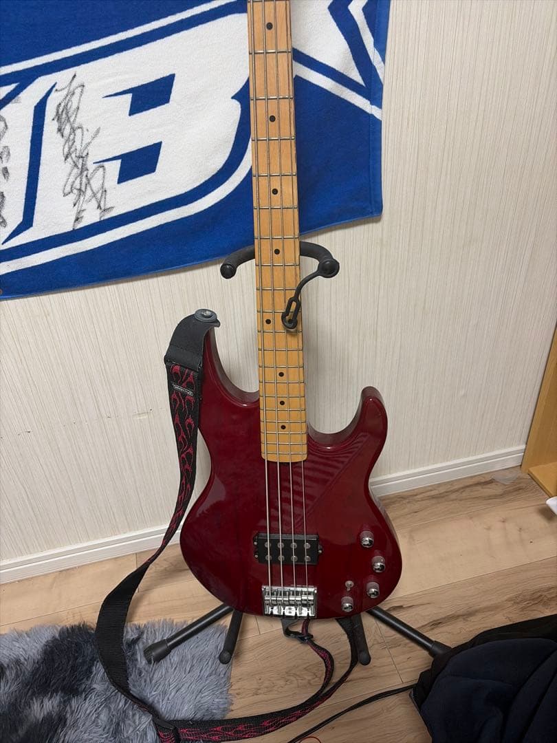 ESP ap エレキベース ワインレッド