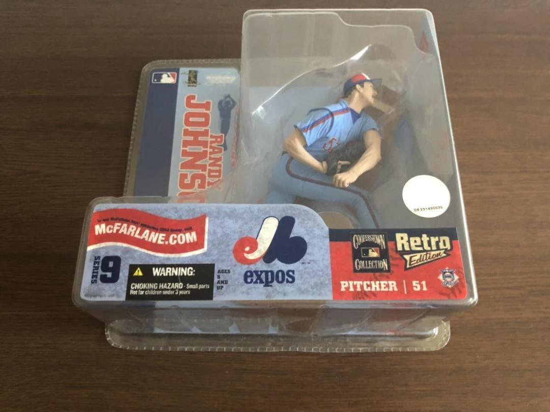 【未開封】「ランディ・ジョンソン #51 モントリオール・エクスポズ」マクファー