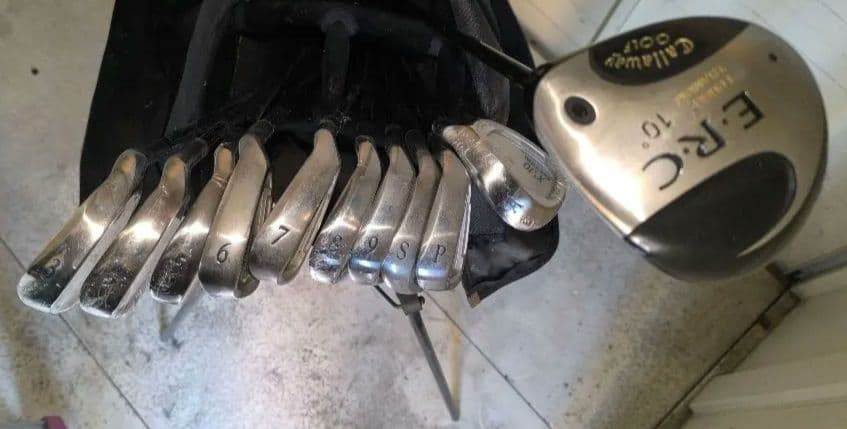 大幅値下）キャロウェイERCドライバー、 XXIO アイアン10本（未使用5本）