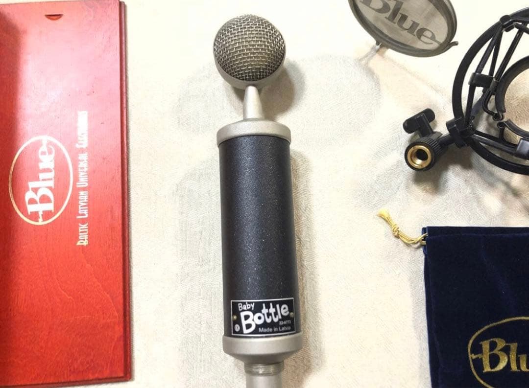 ヴィンテージ⭐︎ babybottle blue コンデンサーマイク
