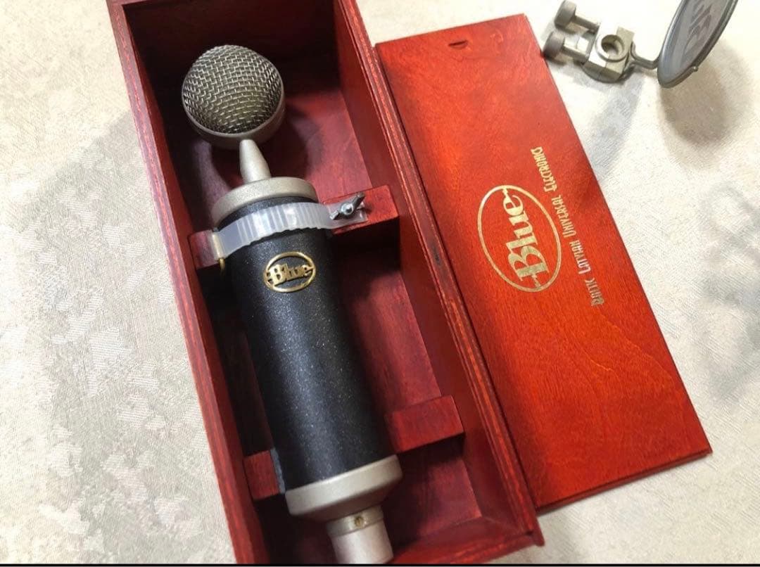 ヴィンテージ⭐︎ babybottle blue コンデンサーマイク