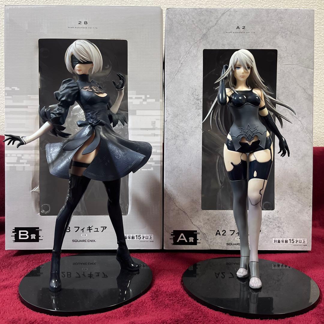 NieR: ニーア 放送記念くじ　A賞 A2 B賞 2B フィギュア　2体セット