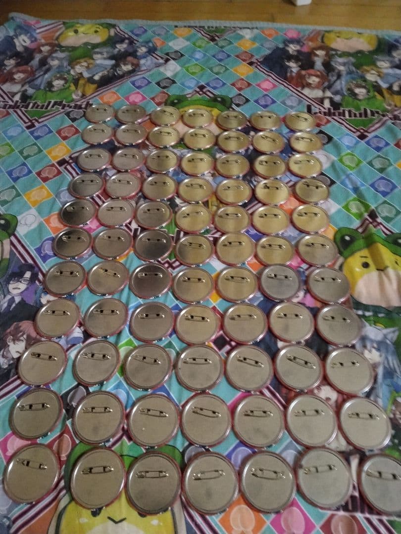 値下げ ゆあんくん　缶バ　77個