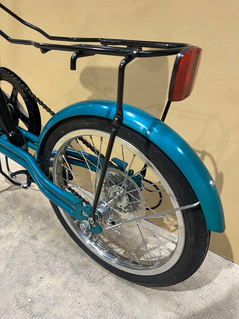 名古屋市内お届け無料手渡し希望EGG'S製の折りたたみ自転車 自転車 青