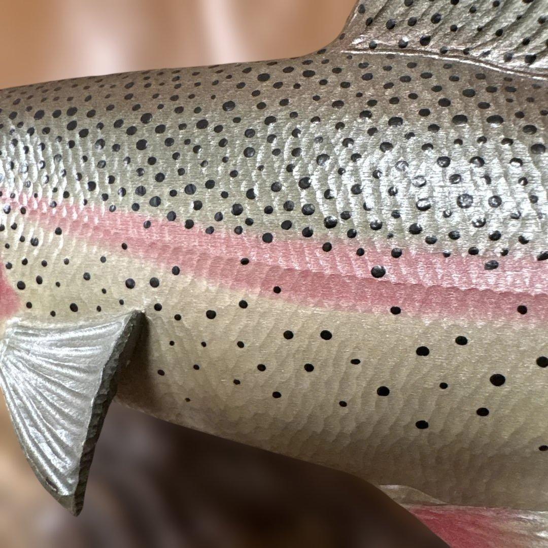 T-CRAFT 中村俊幸氏作 虹鱒木彫