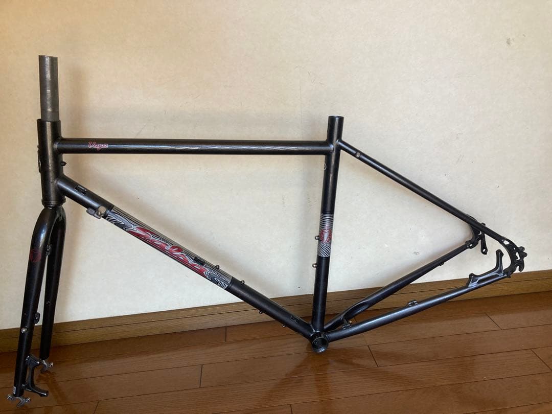 quits様 サルサ VAYA クロモリフレーム ブルーラグ サーリー グラベル