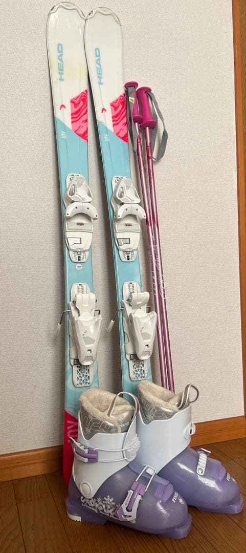 子供用　HEAD スキーセット 3点セット（ウェア、手袋サービス）